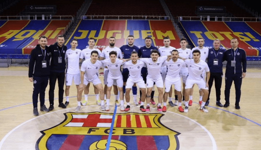 Barcelona - Mabetex Prishtina, formacionet zyrtare