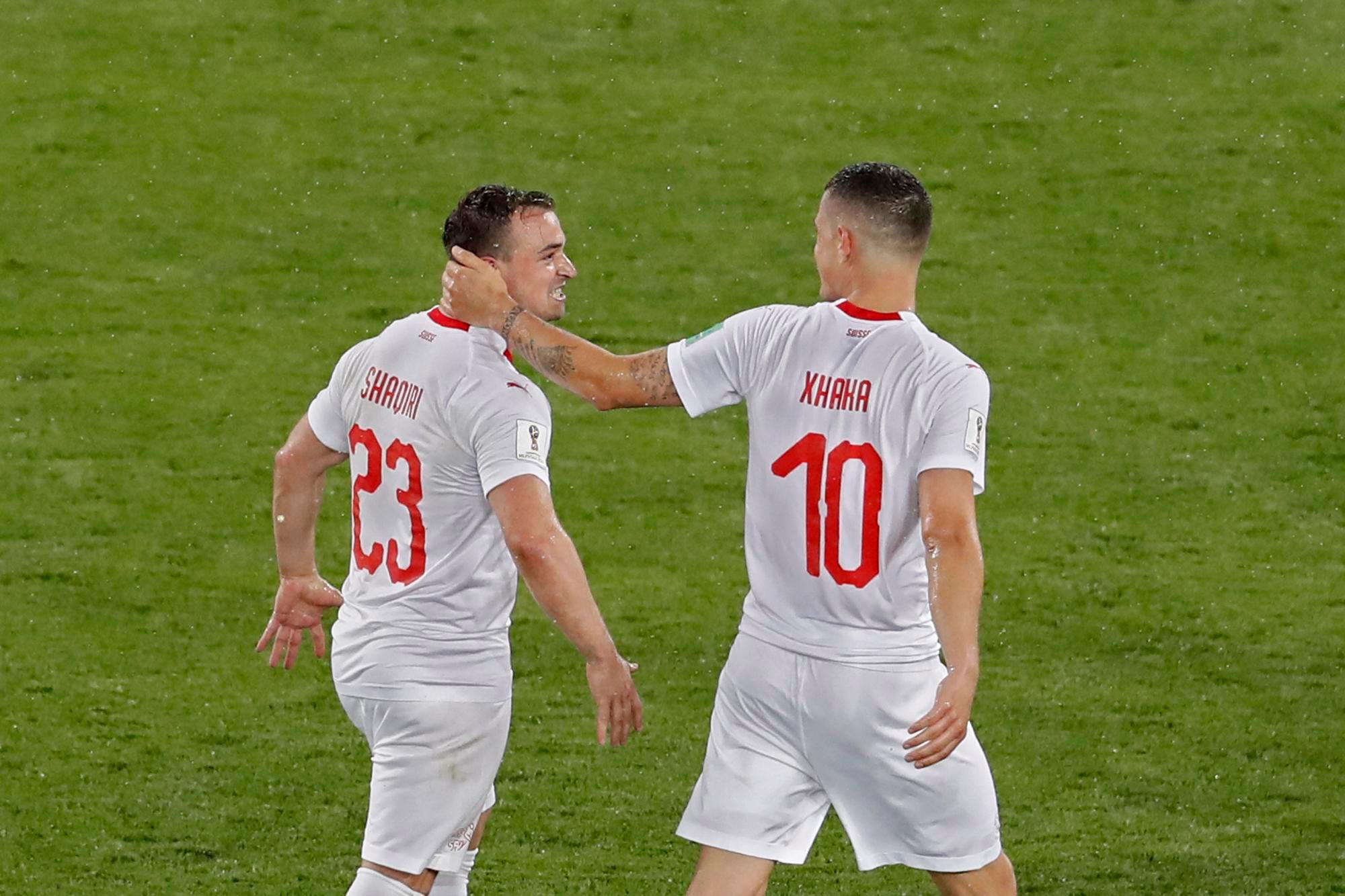 Faqja zyrtare e UEFA-s shkruan fjalë të mëdha për Shaqirin dhe Xhakën