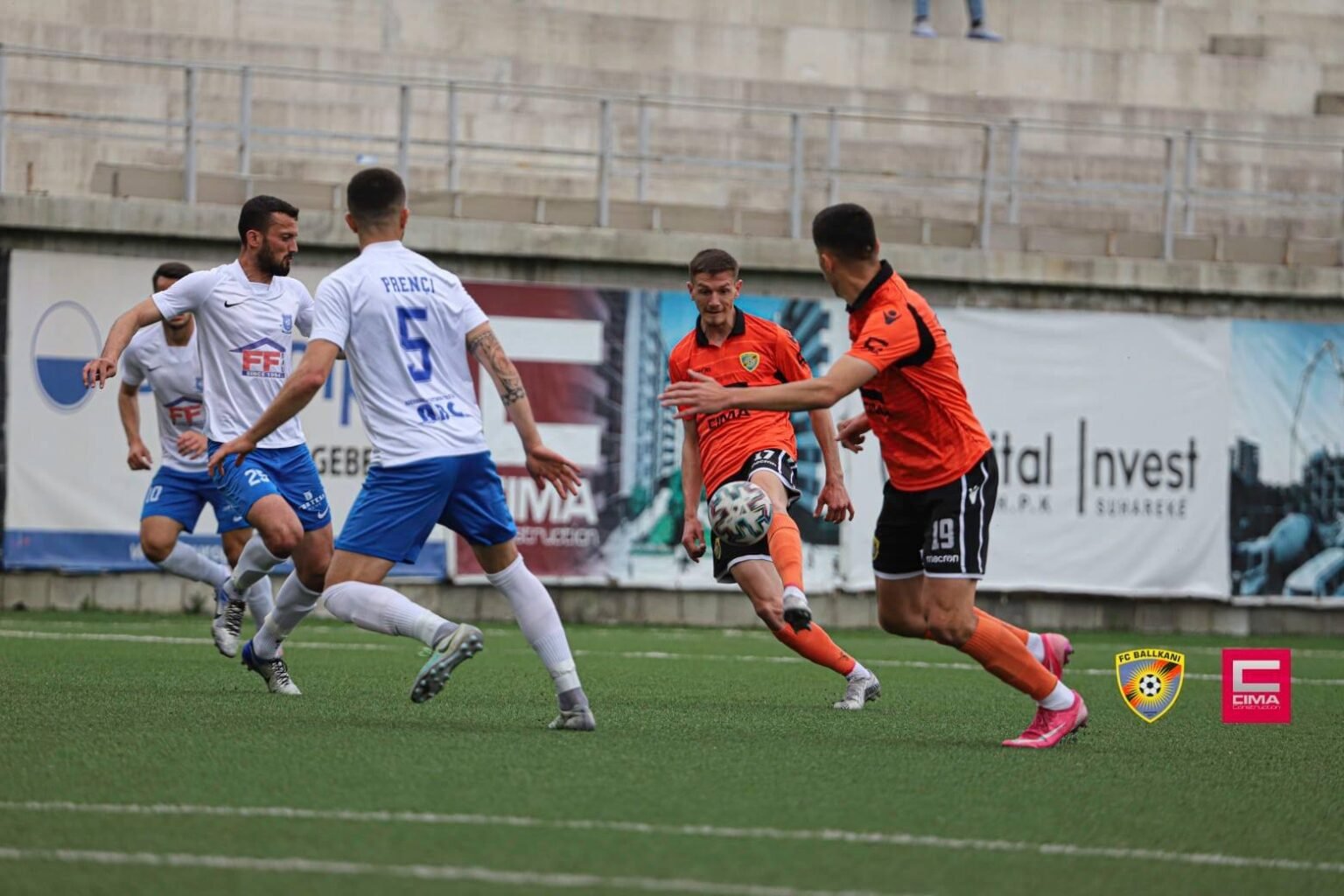 Ballkani – Llapi, formacionet zyrtare