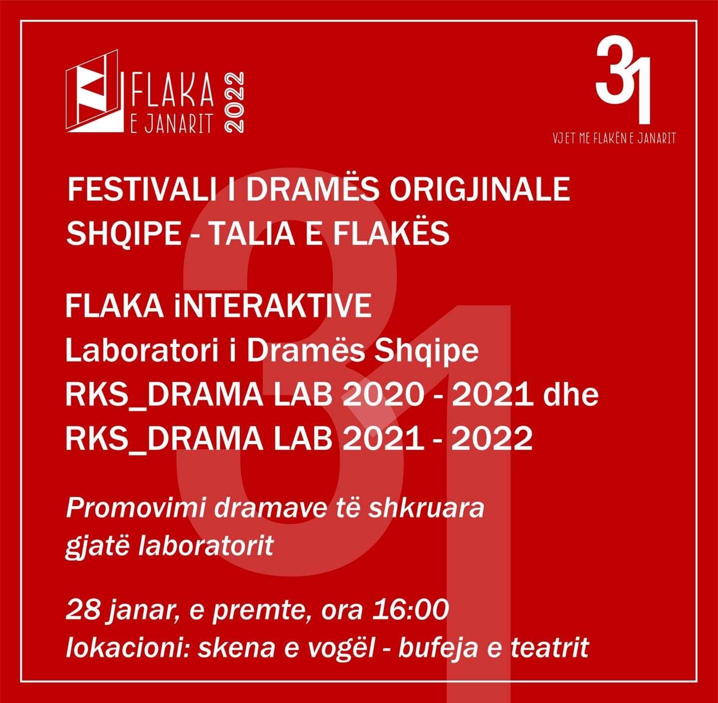 Flaka interaktive mbahet nga ora 16:00