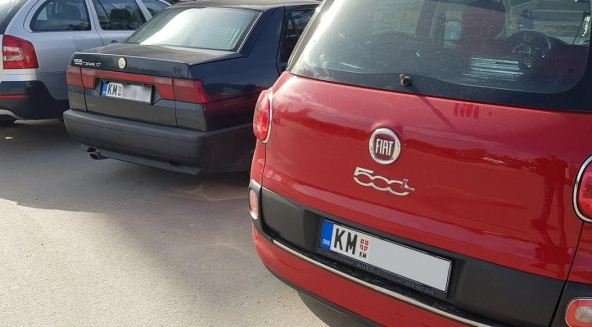 Regjistrohet vetura e parë nga targat ilegale në ato RKS