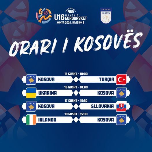 Orari i Kosovës në FIBA U16