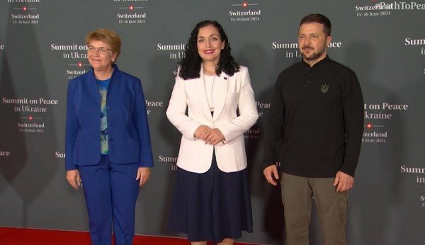 ​Vjosa Osmani merr pjesë në Samitin e Paqes për Ukrainën