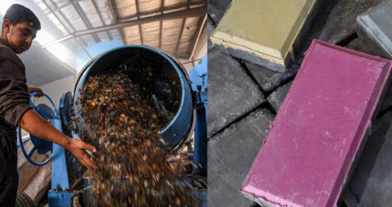 Kompania egjiptiane i kthen mbetjet plastike në materiale ndërtimi