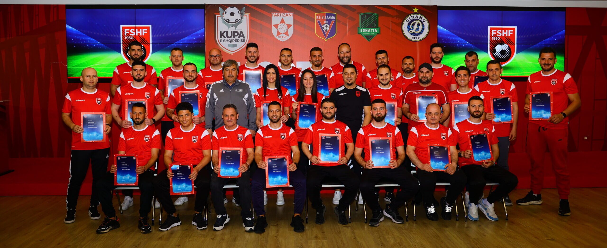 UEFA B për zonën e Tiranës, diplomohen 29 trajnerë të rinj!