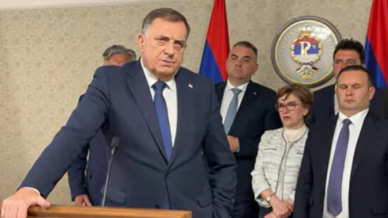 Pas tentim arrestimit, reagon Dodik