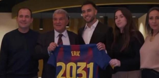 Barcelona e shpërblen Eric Garcian me rinovim deri në vitin 2031