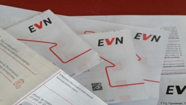 Nga 57 në 900 denarë më shumë shtrenjtohet rryma në Maqedoninë e Veriut