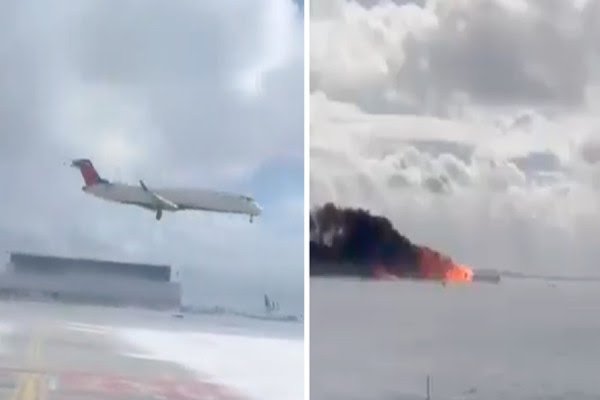 ​Aeroplani me pasagjerë merr flakë gjatë uljes 