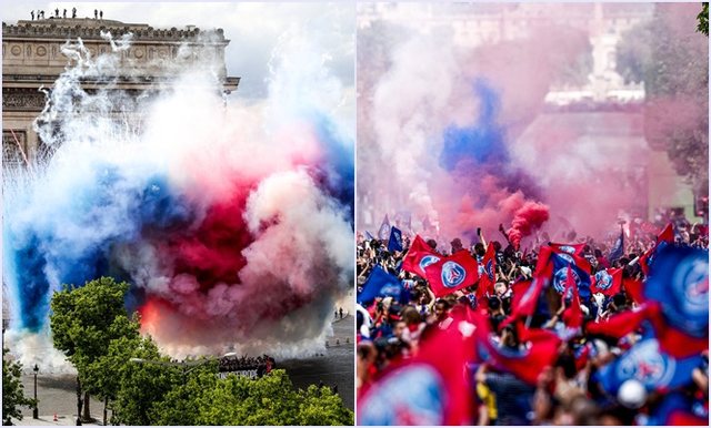 Rikthehen në Paris kampionët e Europës