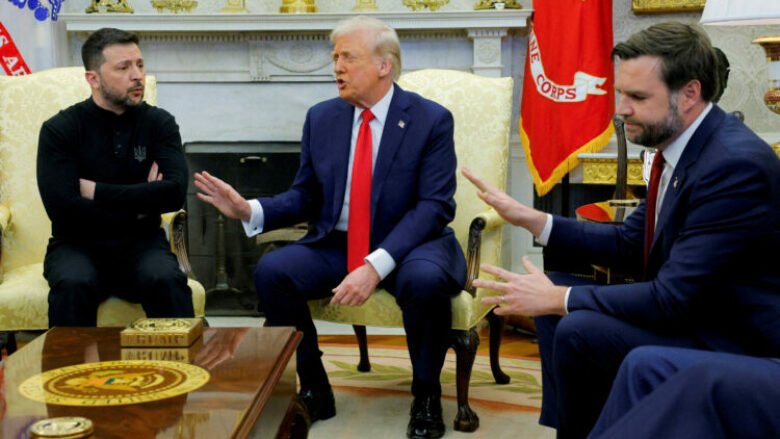 Kryeministri britanik këshillon Zelenskyn të kthehet në Uashington dhe të pajtohet me Trump