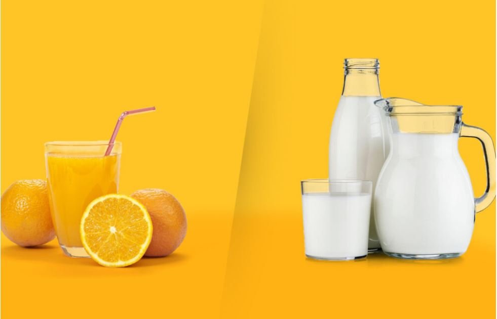 Qumësht apo lëng portokalli, cili të duhet në mëngjes?