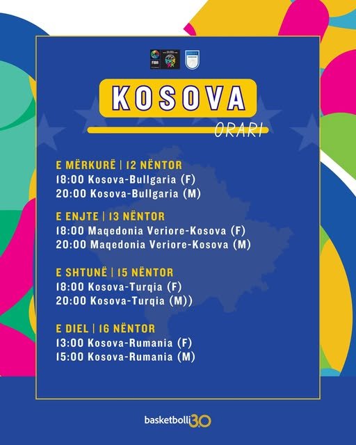 Sot në Gjakovë fillon turneu i FIBA YDF-së