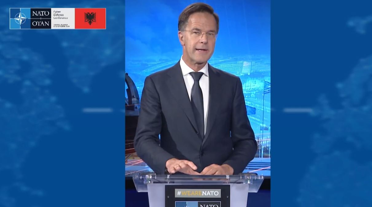 Sulmet kibernetike, Mark Rutte në Konferencën e NATO-s në Tiranë: Qëndrojmë së bashku kundër çdokujt që kërkon të na dëmtojë