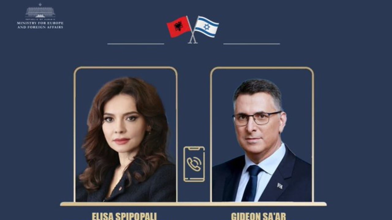 Ministrja Spiropali bisedë telefonike me homologun izraelit, merr ftesë për të vizituar Izraelin javën e ardhshme