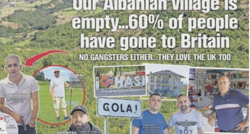 Golaj në Has, The Sun: Fshati që “eksporton” në Angli emigrantë dhe kriminelë si 4 kushërinjtë Dauti