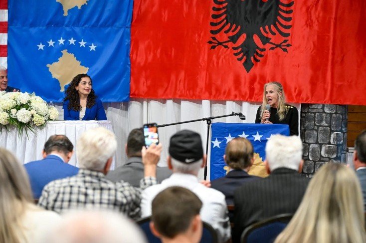 Waterbury feston një vizitë historike: Presidentja e Kosovës ndez krenarinë shqiptare në SHBA