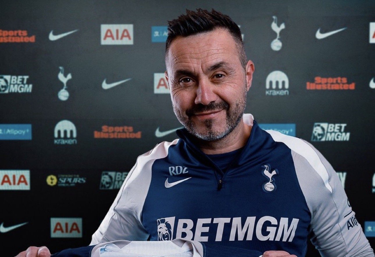 De Zerbi zyrtarizohet si trajner i Tottenhamit