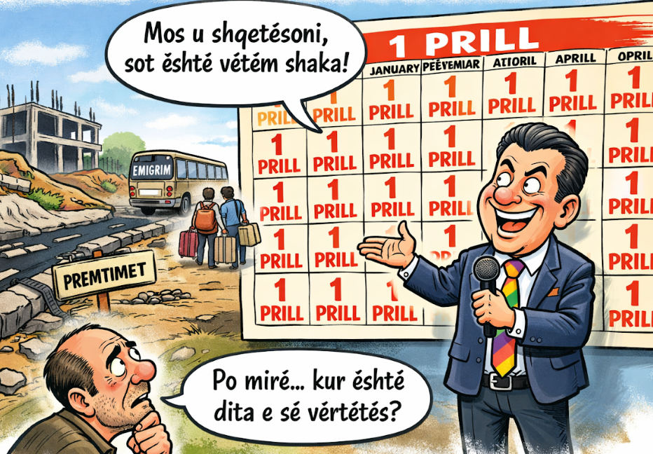 1 Prilli - Rrena pa maskë