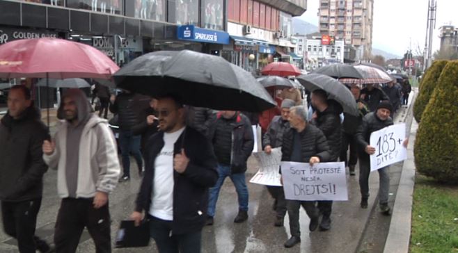 Protesta e shtatë në Tetovë kundër tatimeve për të ardhurat nga jashtë