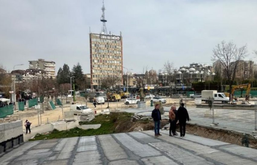 Punimet në sheshin “Xhorxh Bush” po rrezikojnë qytetarët