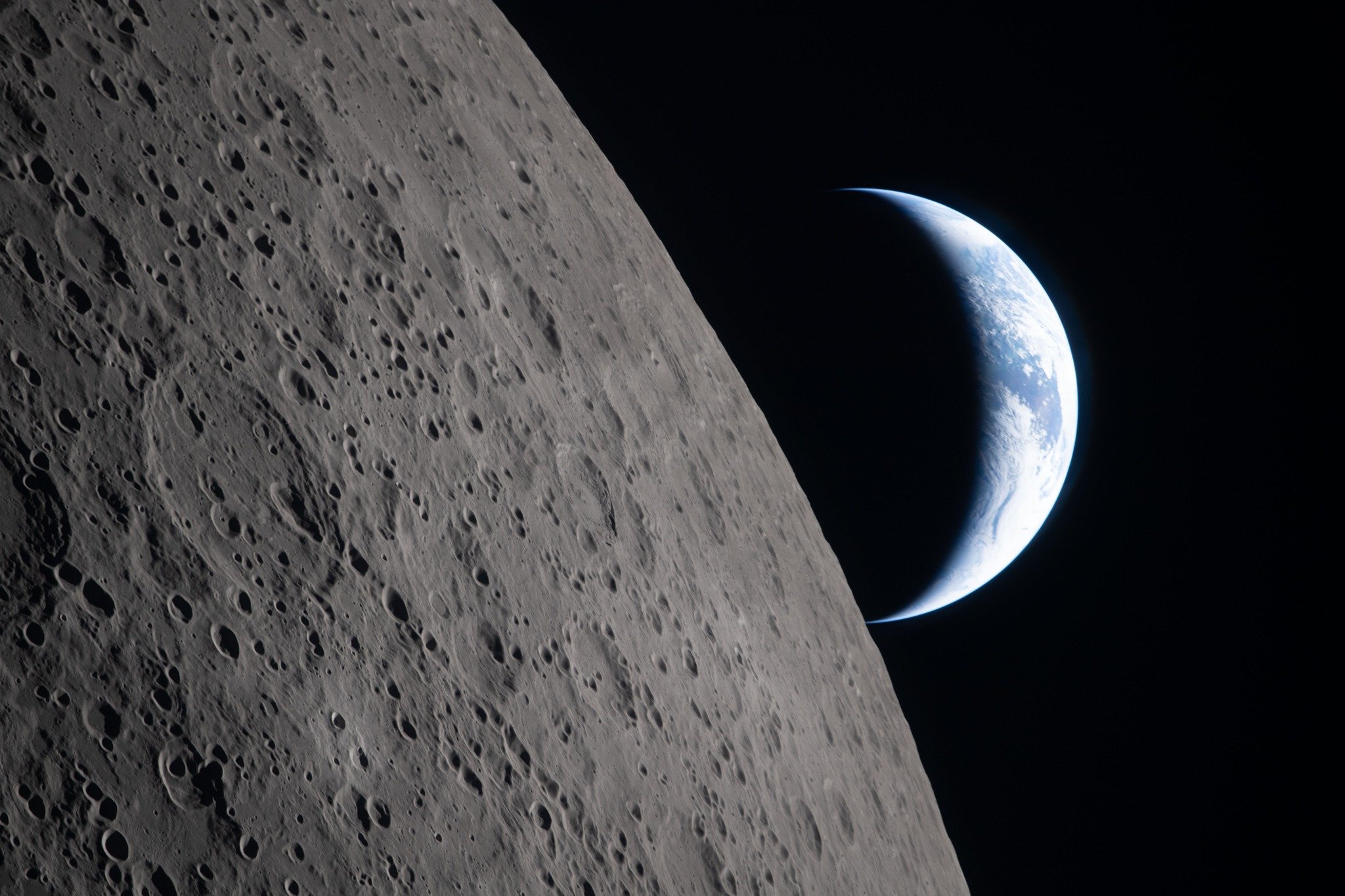 Prania e Tok&euml;s n&euml; H&euml;n&euml;. /Fotografia: NASA
