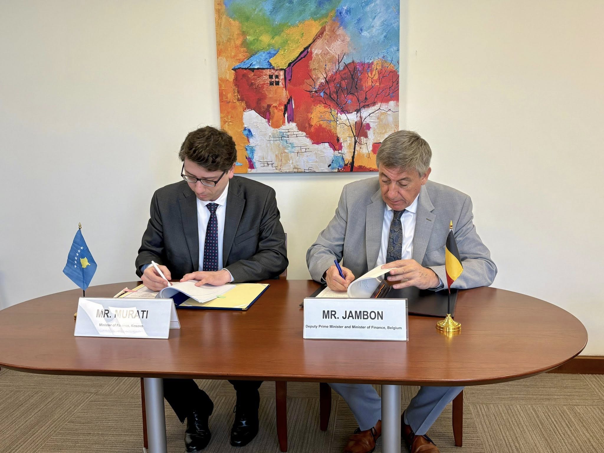 Nënshkruhet marrëveshja për eliminimin e tatimit të dyfishtë ndërmjet Kosovës dhe Belgjikës 