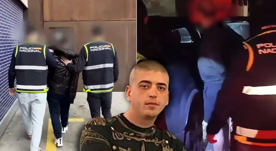 Të veshur sportiv me shapka dhe xhup të zi, del videoja e arrestimit të 2 shqiptarëve që vranë Miklovan Dakajn në Spanjë për pazare kokaine
