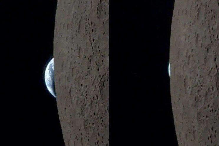 Astronauti i NASA-s publikon videon kur Toka “fshihet” pas Hënës, u filmua me telefonin e tij