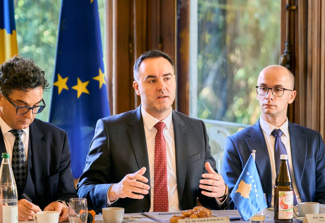 Konjufca zhvillon takime të nivelit të lartë në Bruksel