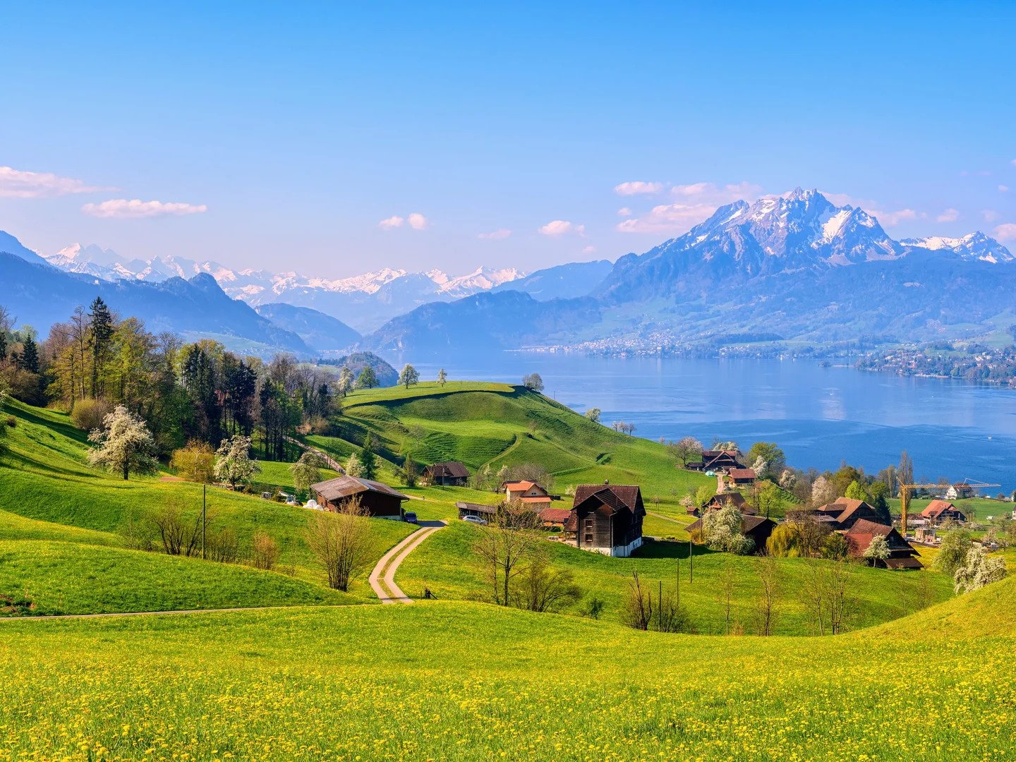 Pamje pranverore nga Luzerni&nbsp;i Zvicr&euml;s. Fotografia e marr nga interneti./Botasot

