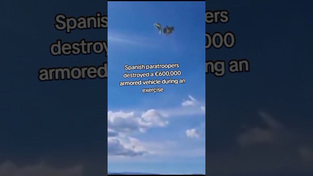 Parashutistët spanjollë shkatërrojnë aksidentalisht automjet të blinduar 600 mijë eurosh