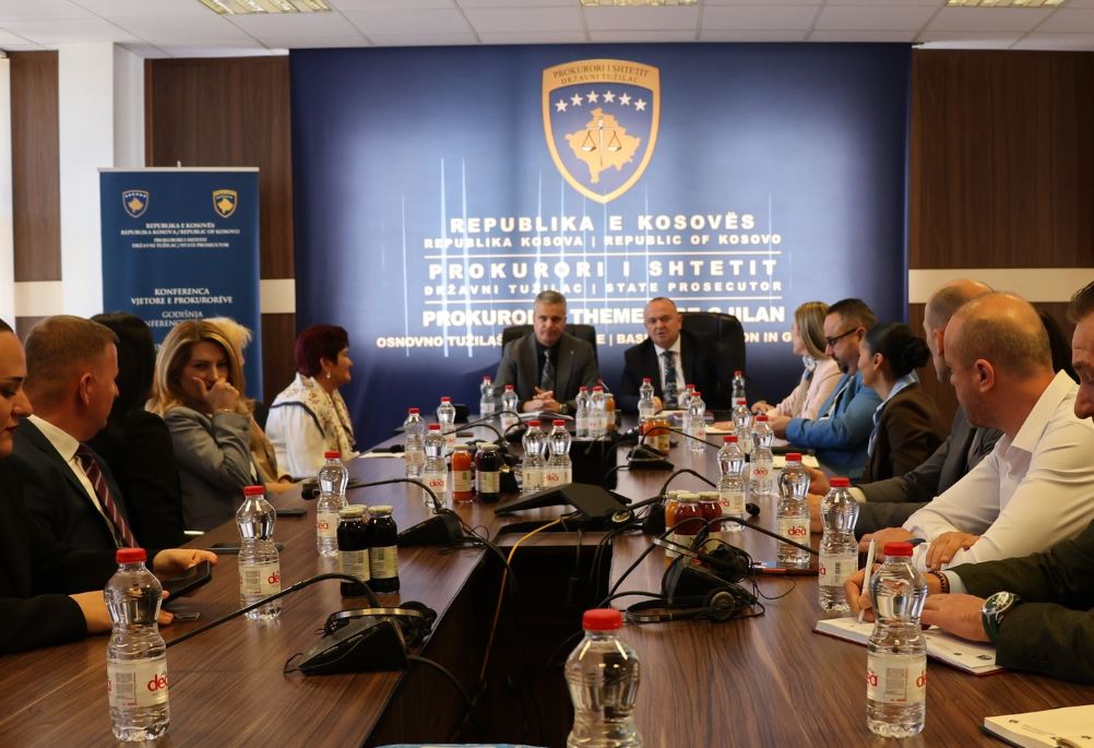 Kryesuesi i KPK-së, Arian Gashi, viziton Prokurorinë Themelore në Gjilan
