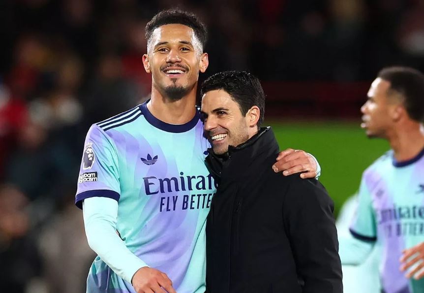 Saliba i bindur se Arsenali do të jetë kampion i Anglisë   