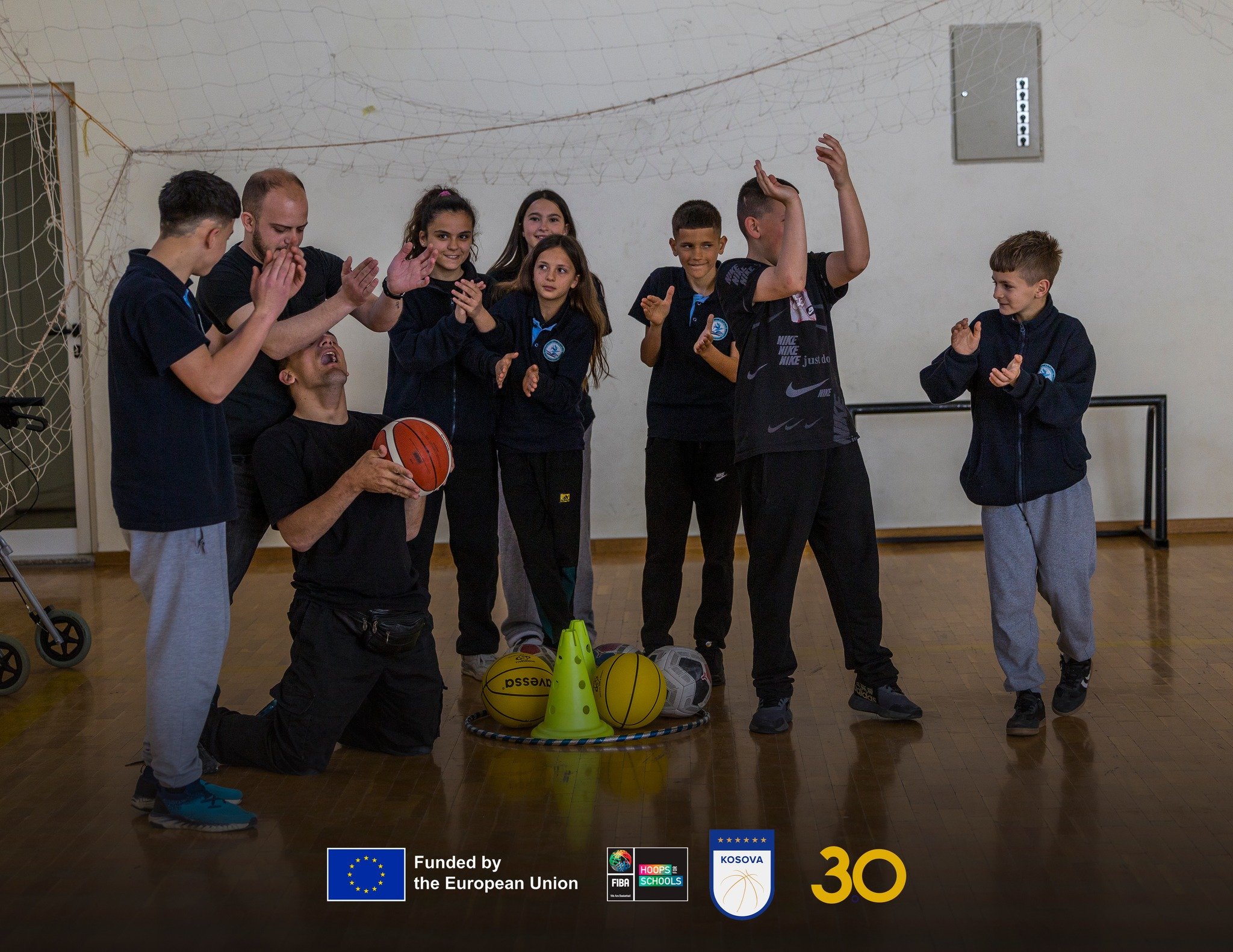 Basketbolli bashkon të gjithë: “Hoops for Schools” me aktivitet gjithëpërfshirës në Mitrovicë
