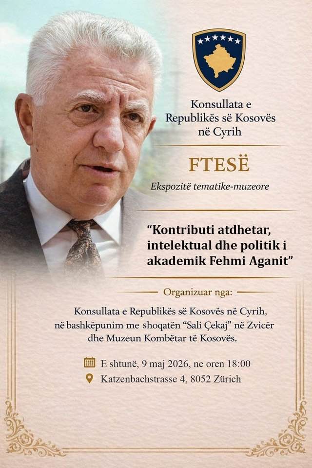 “Kontributi atdhetar, intelektual dhe politik i akademik Fehmi Aganit”