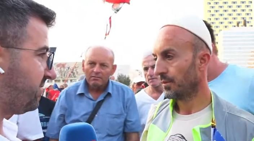  Të jeni të sigurt që do e rrëzojmë   Protesta kombëtare dhe e Diasporës  aktivisti Arben Kola  Do e hedhim Ramën jo vetëm nga karrigia  por 