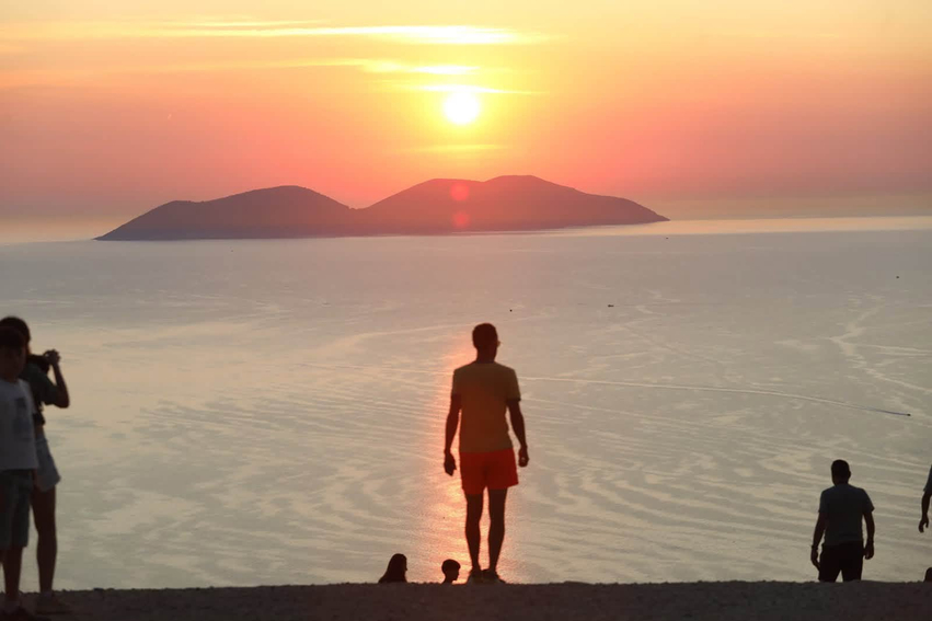Perëndim magjik nga Vlora