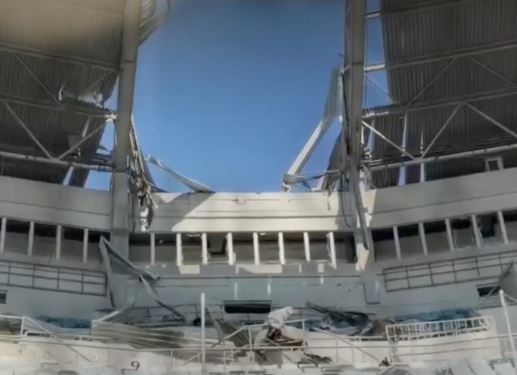 Nesër në drekë aty do luante Rrapaj, shkatërrohet nga bombardimet stadiumi në Ukrainë