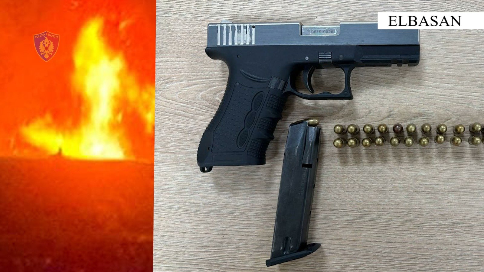 Dy operacione në Elbasan, në pranga 43-vjeçari për djegien e tre makinave, një tjetër u kap me armë dhe kokainë