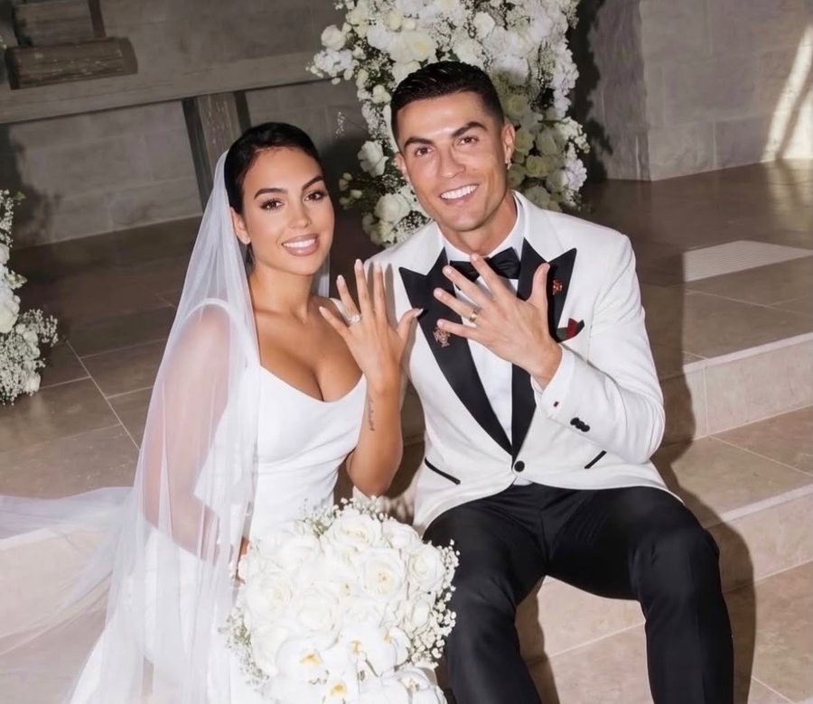Cristiano Ronaldo dhe Georgina Rodriguez janë zyrtarisht të martuar
