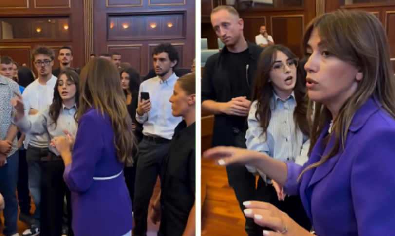 Kaos në Kuvendin e Kosovës, PDK pengon konferencën e Albulena Haxhiut