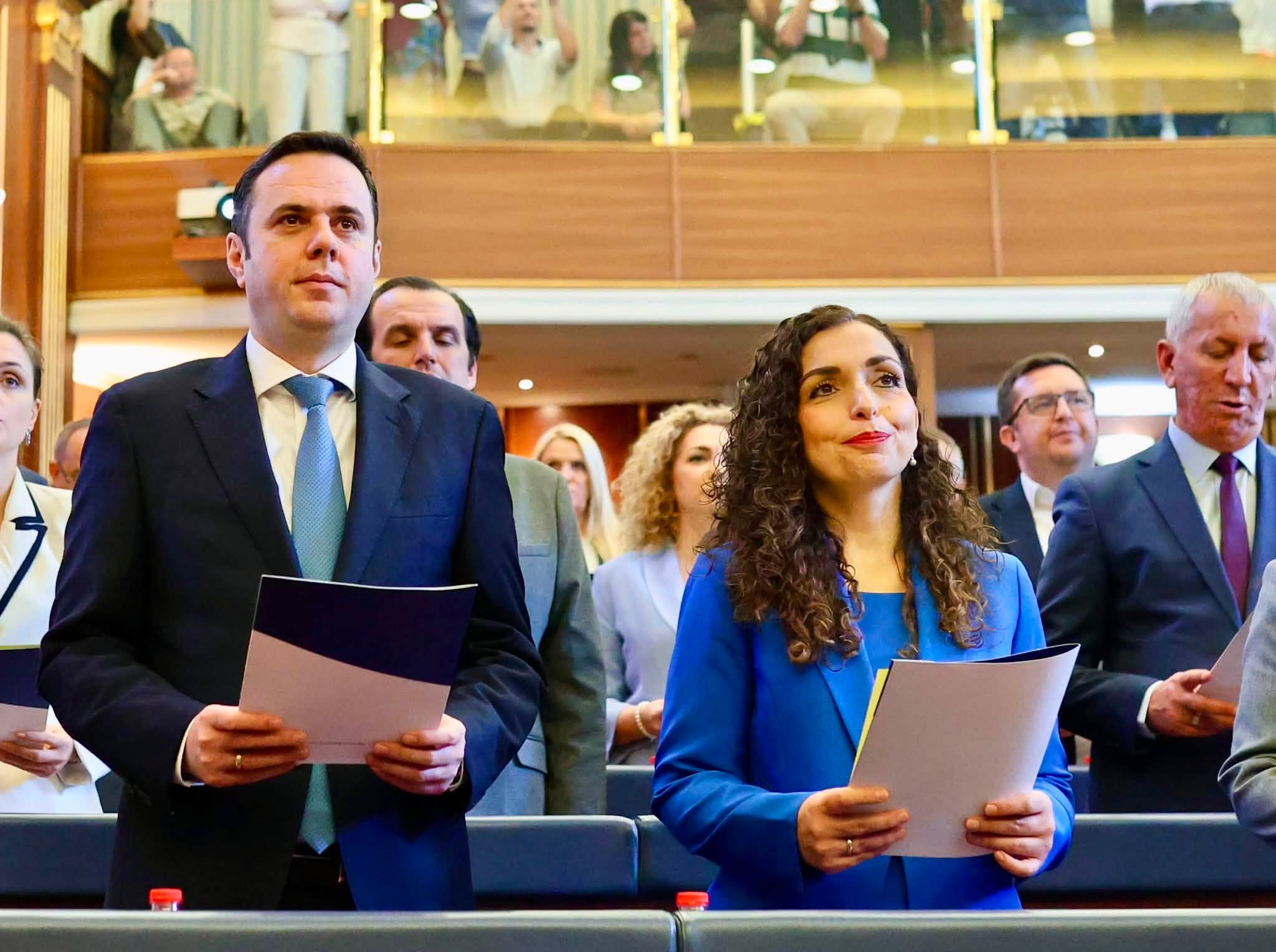 Pas tërheqjes së LDK-së nga posti i presidentit, reagon Vjosa Osmani