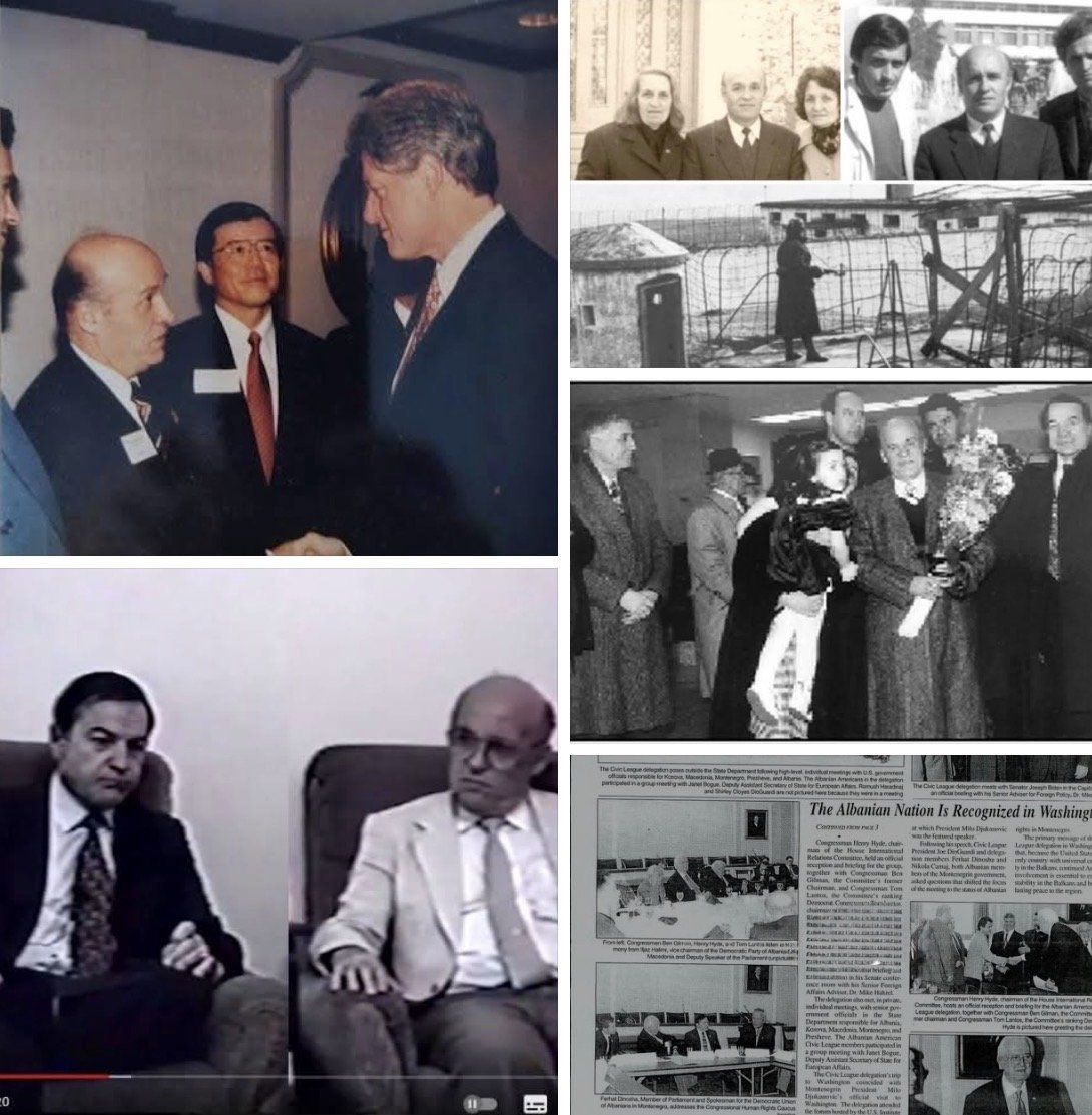 31 janar 1993: Pjetër Arbnori në Shtëpinë e Bardhë – Një moment historik me presidentin Clinton