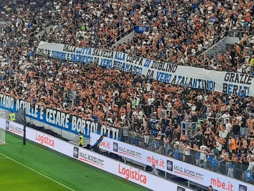 Mesazh emocionues për Gjimshitin  tifozët e Atalantës përshëndesin kapitenin shqiptar