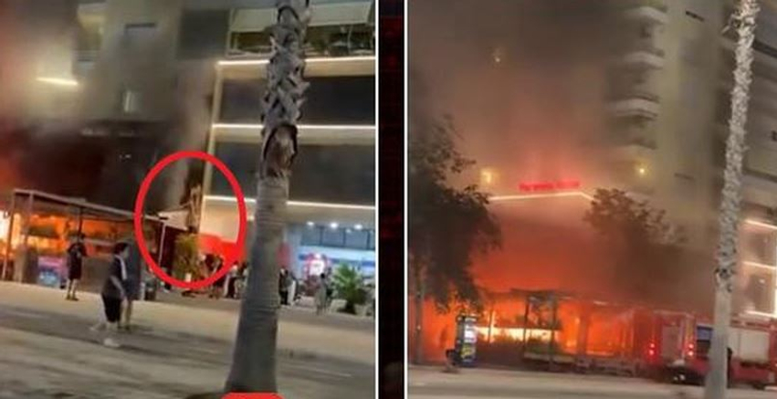 Momente dramatike nga zjarri në Vlorë, pushuesit largohen nga dritaret