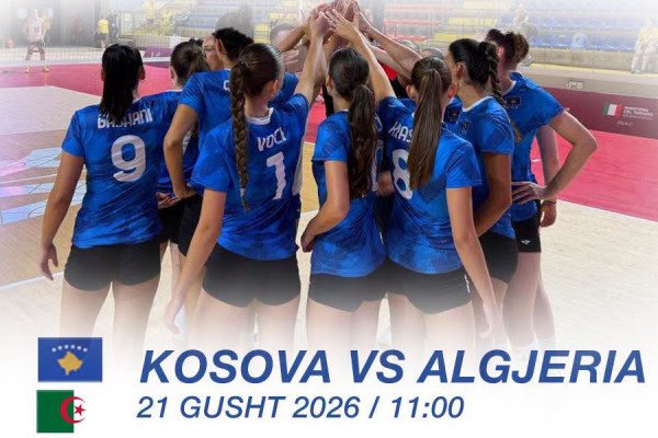 Kosova – Algjeria, sfida e rradhës për volejbollistet tona në Taranto