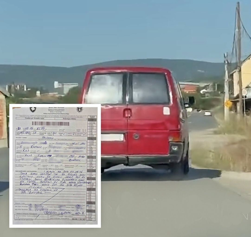 Ngiste në mënyrë të rrezikshme në Rahovec  gjobitet pasi pamjet u publikuan në rrjete sociale