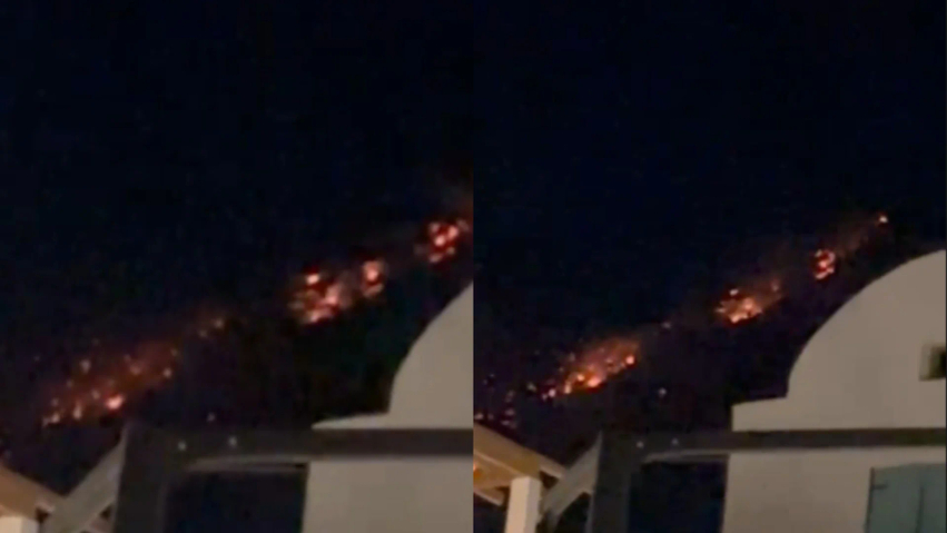 Zjarri në Malin e Çikës, flakët afrohen kërcënueshëm drejt fshatit