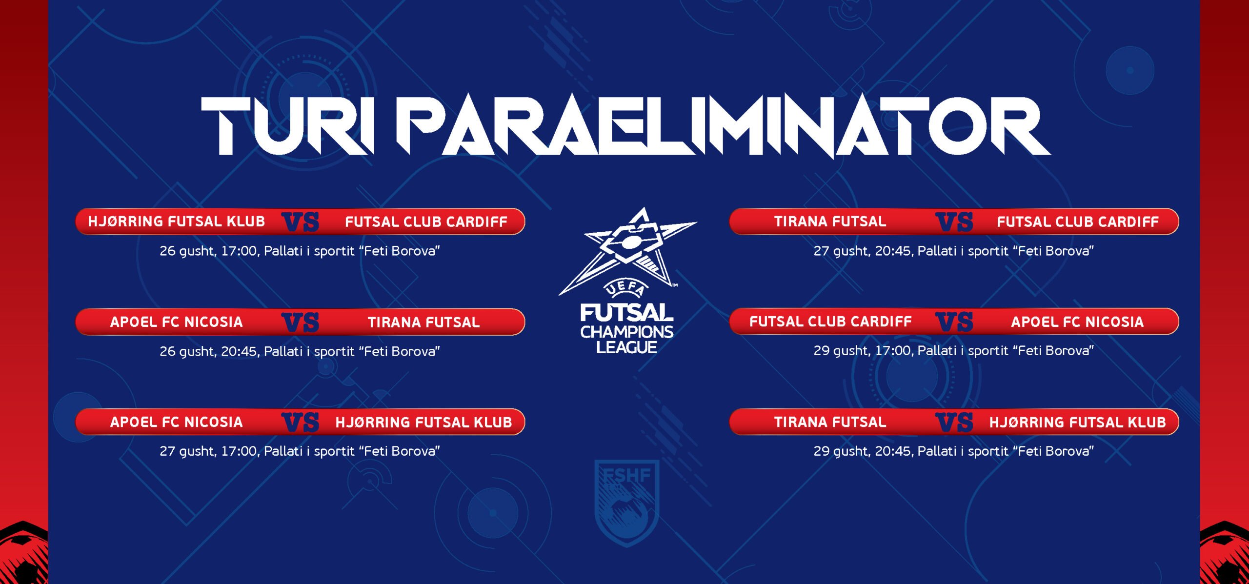 Tirana nis nesër aventurën europiane në raundin paraeliminator